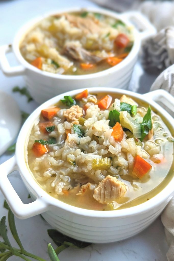 chicken and rice soup recipe instant pot leftover thanksgiving recipes with light and dark meat turkey