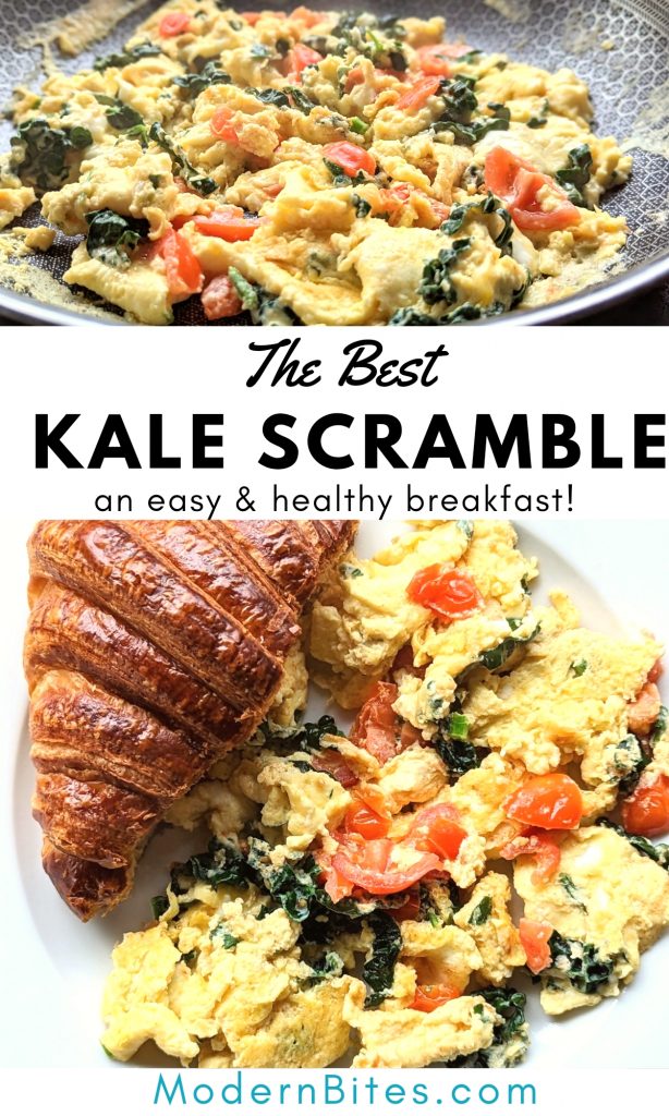 Kale Scrambled Eggs Recipe Modern Bites