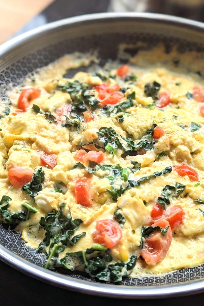 Kale Scrambled Eggs Recipe Modern Bites