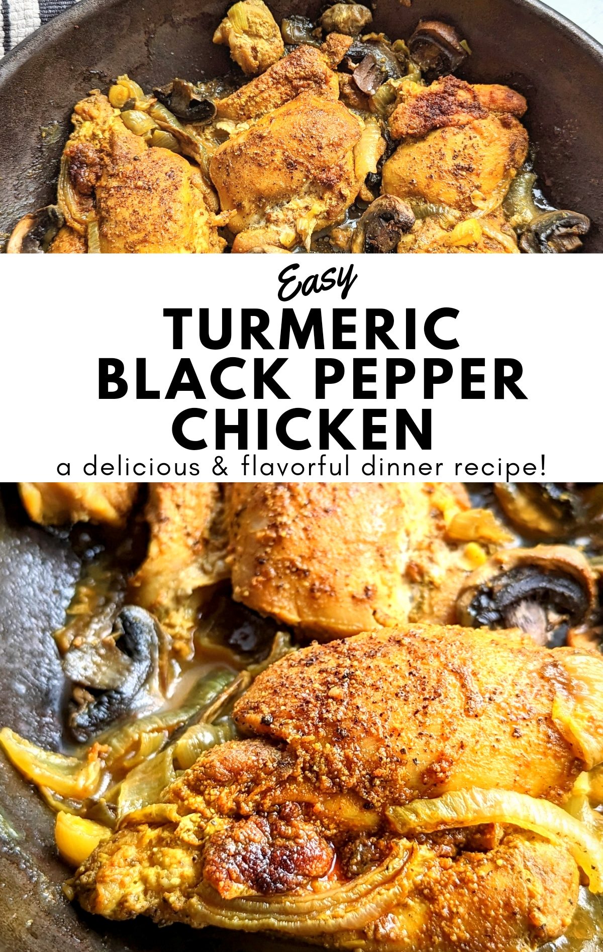 turmeric black pepper chicken recipe easy low carb keto dinners