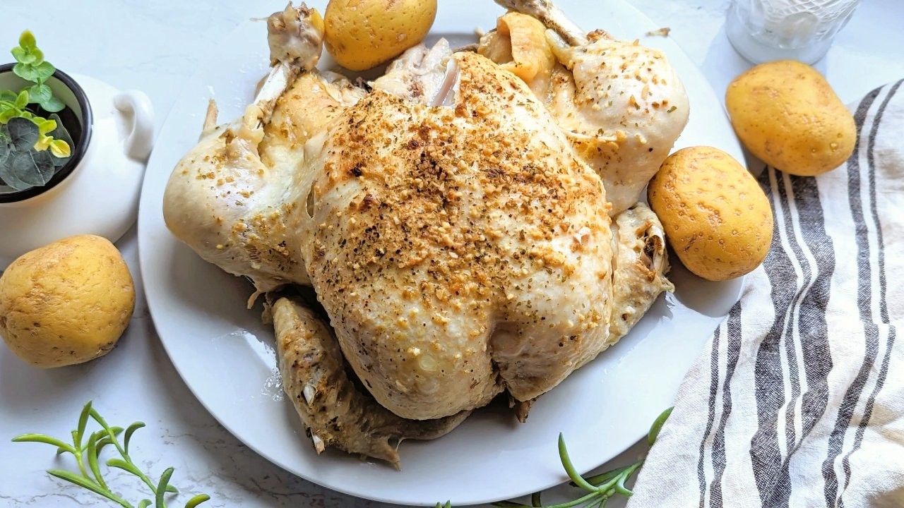 pressure cooker whole chicken instant pot recipe rotisserie chicken pressure cook whole chicken with potatoes easy gluten free high protein