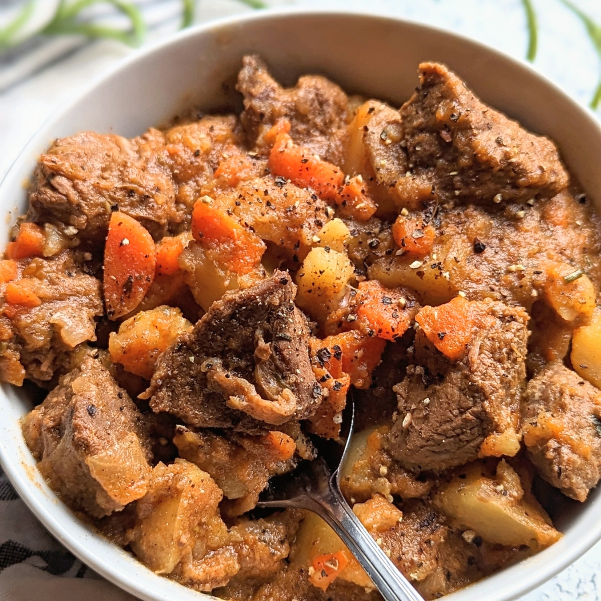 beef and potato beef stew recipe with carrots onions and paprika and meat stew beef.