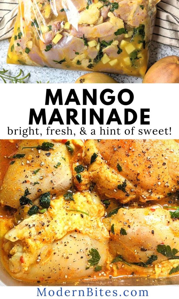 mango marinade recipe a bright fresh and hint of sweet marinade for chicken beef or pork