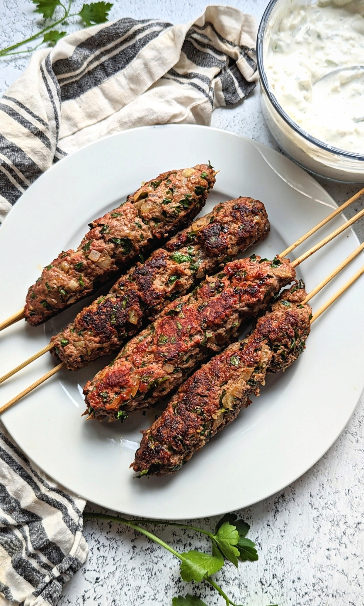 Ground Beef Kebab Recipe (Kofta) - Modern Bites