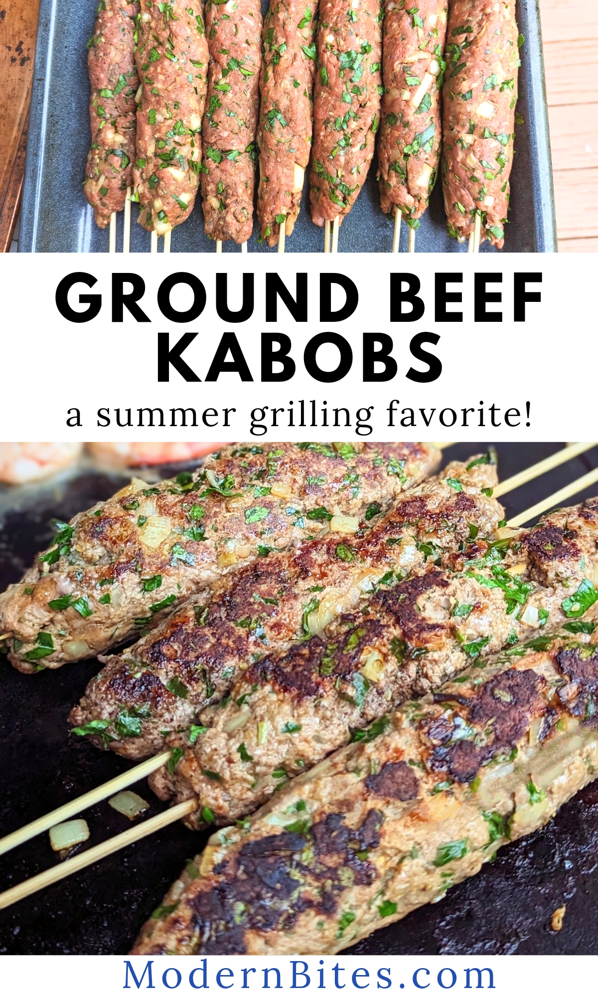 Ground Beef Kebab Recipe (Kofta) Modern Bites