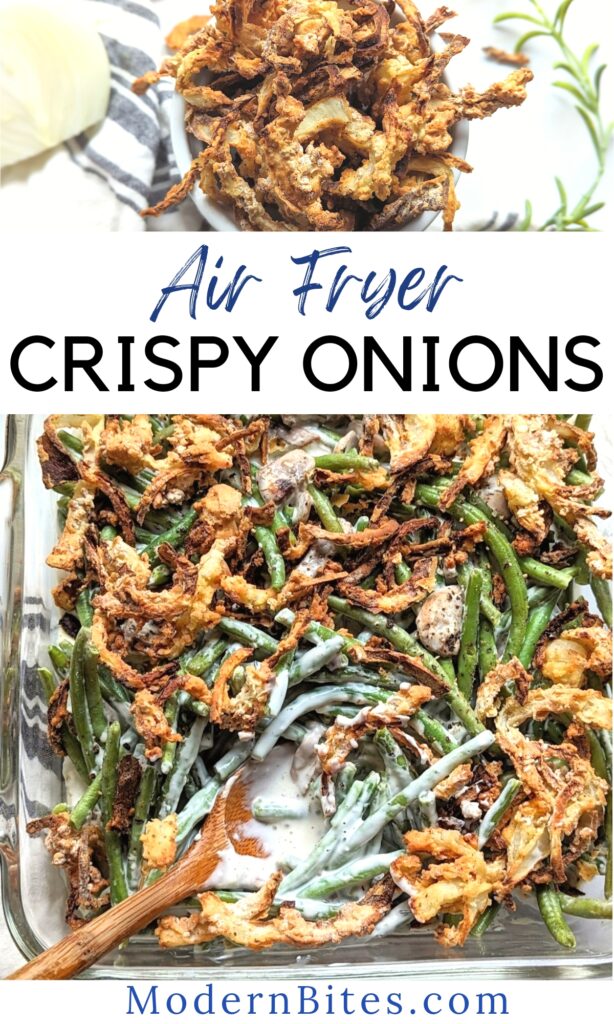 crispy onion strings air fryer recipe air fried onion straws recipe
