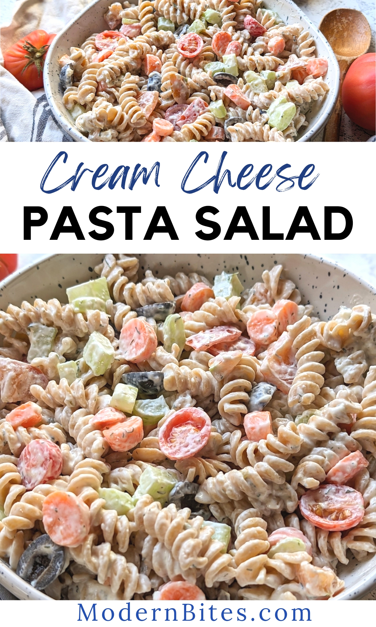 Cream Cheese Pasta Salad Recipe - Modern Bites