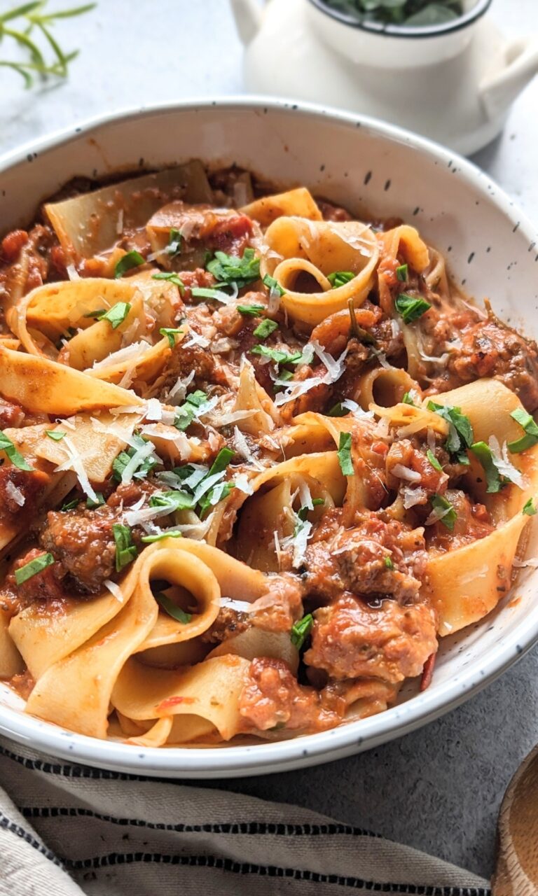 Elk Bolognese Pasta Recipe - Modern Bites