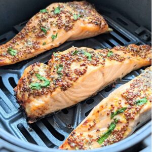 How to Air Fry Salmon with Skin On