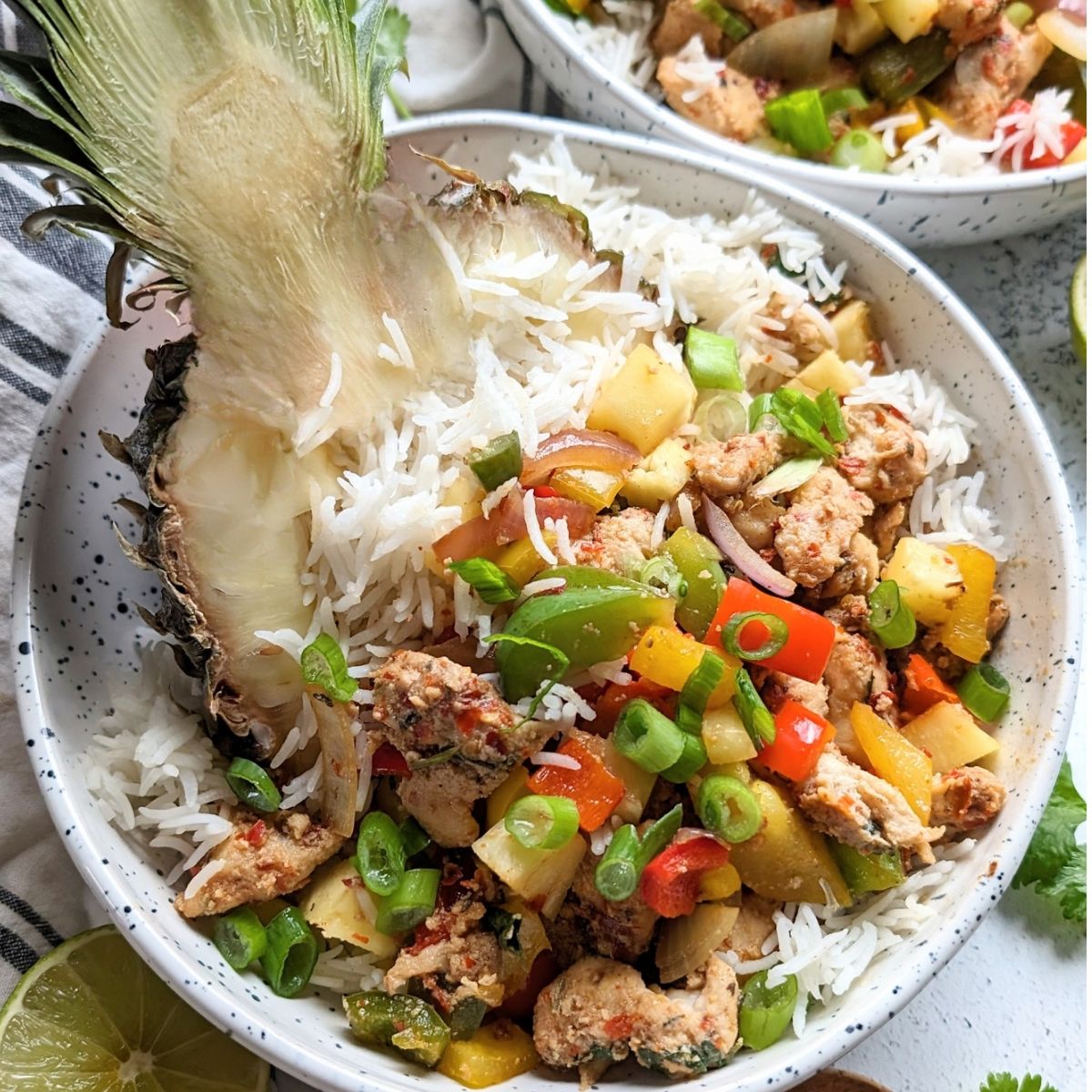 Jerk Chicken Pineapple Bowl (Bahama Breeze Recipe Copycat) - Modern Bites