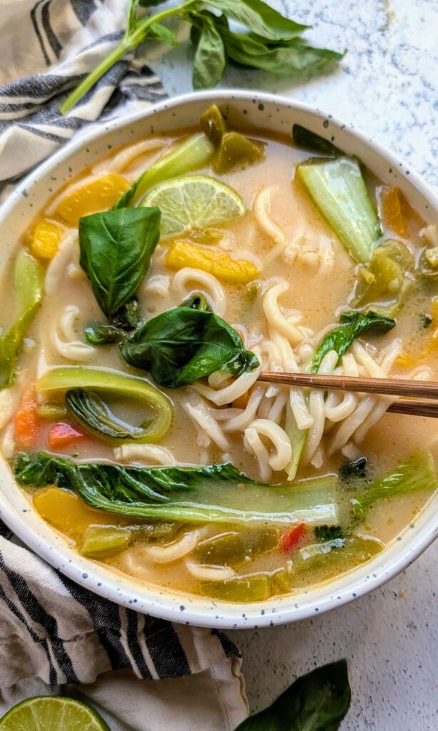 trader joe's thai wheat noodle recipes with soup coconut milk and lime vegetable soup ideas.