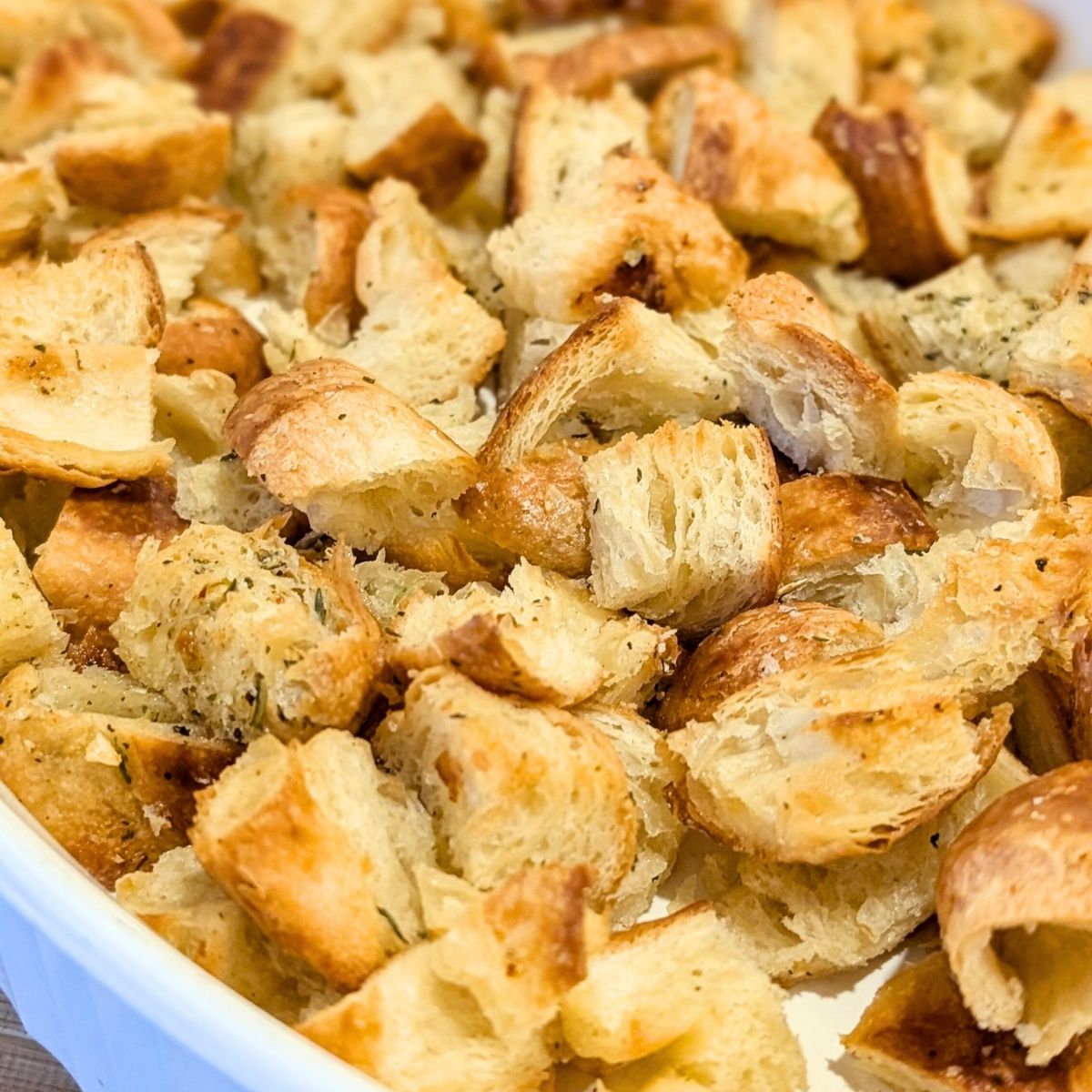 Easy Croissant Croutons Recipe