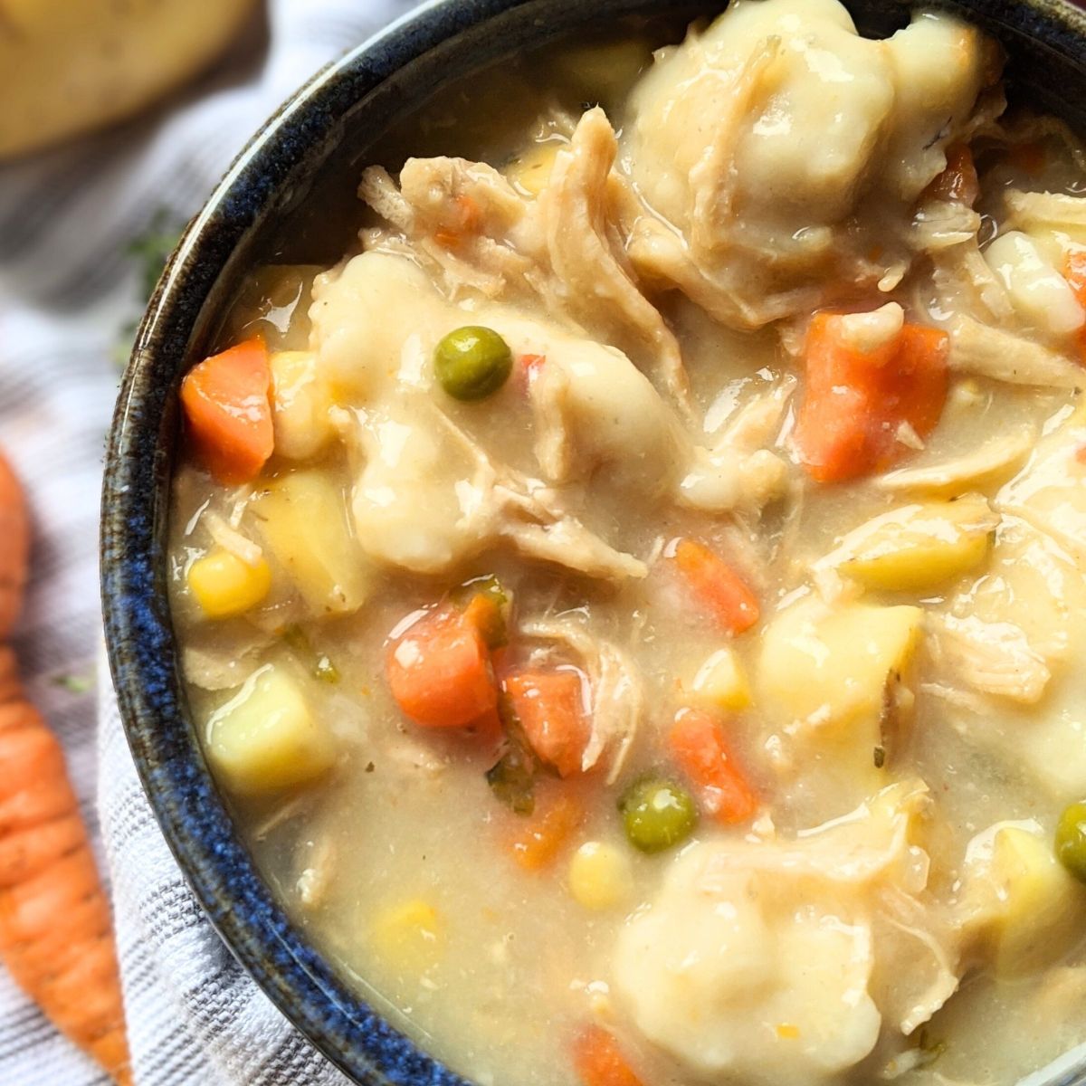 Dairy-Free Chicken and Dumplings Recipe