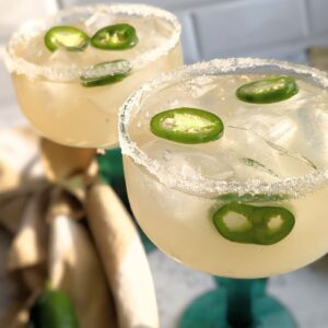 limeade margarita recipe with jalapeno peppers and reposado tequila
