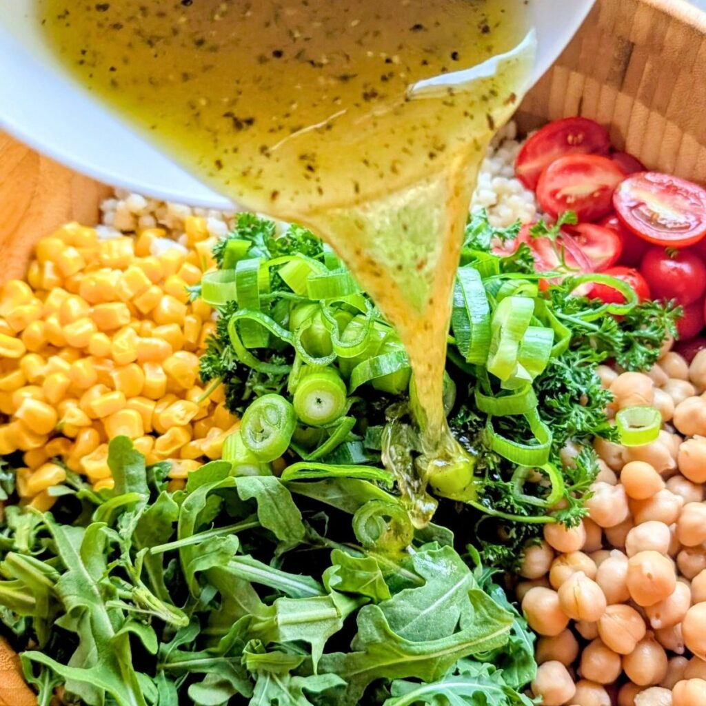 lemon basil dressing for couscous salad vinaigrette