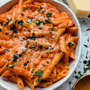 copycat carmine penne alla vodka recipe with basil and parsley